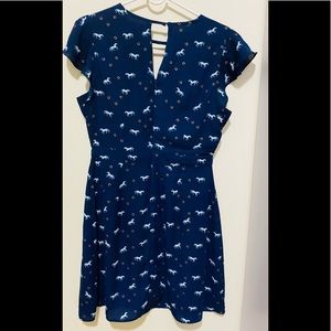 Maison Jules Ruffle Mini Dress Size Medium